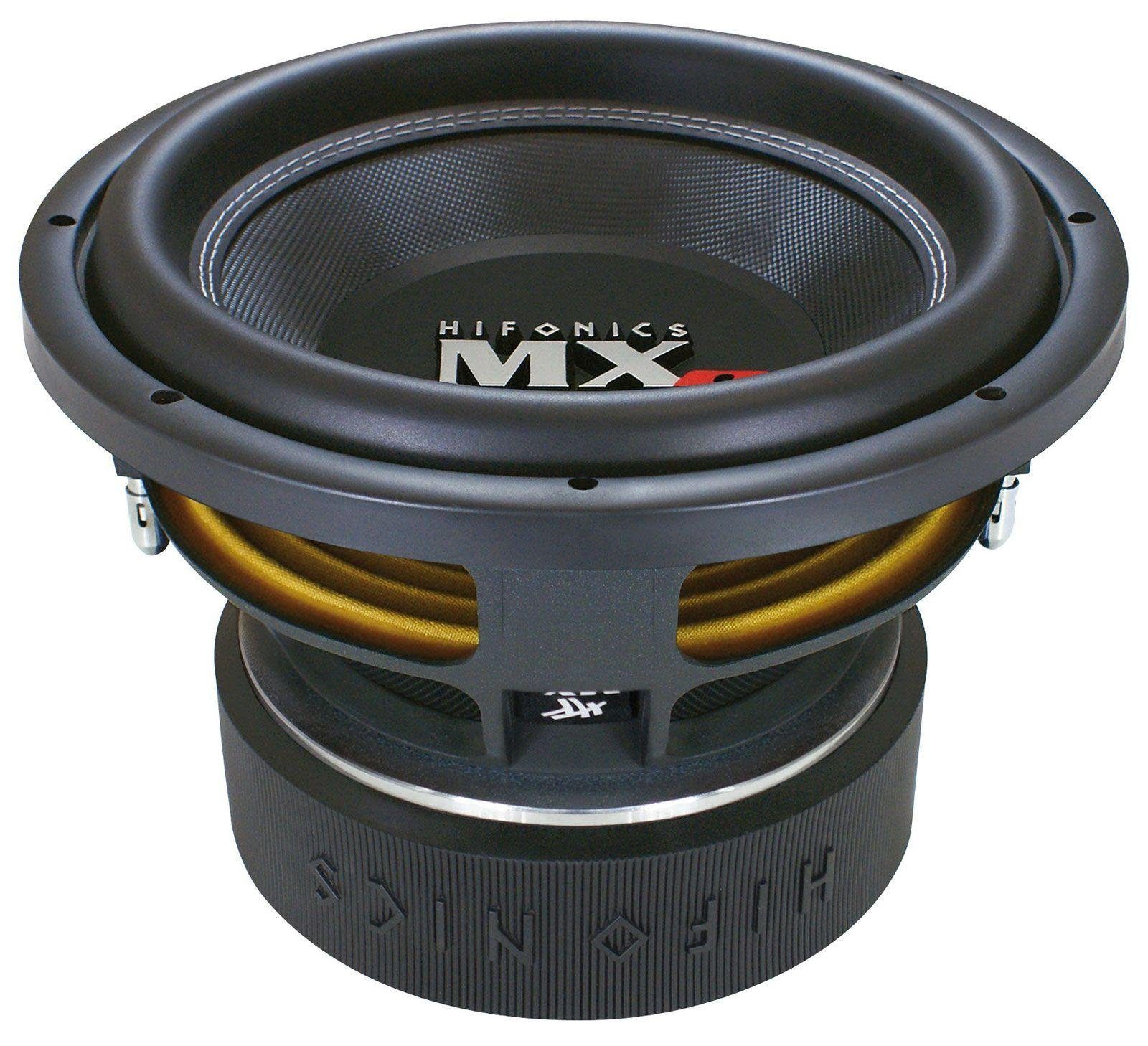 Hifonics MAXXIMUS Woofer MXS-12D2 30cm 2+2 Ohm 3000 Watt Auto-Subwoofer