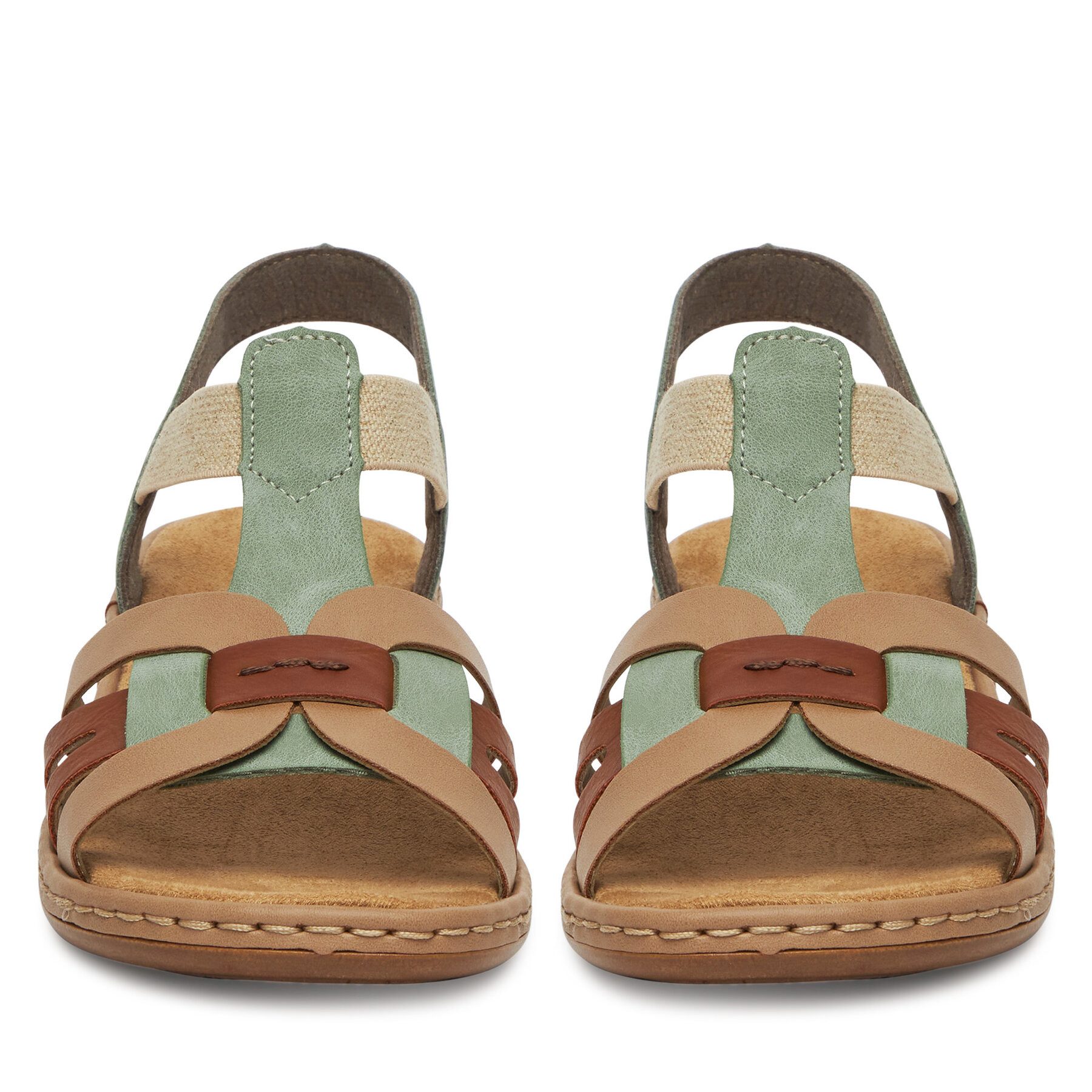 Rieker Rieker Damen-Sandalen Grün 65918-52 Sandale