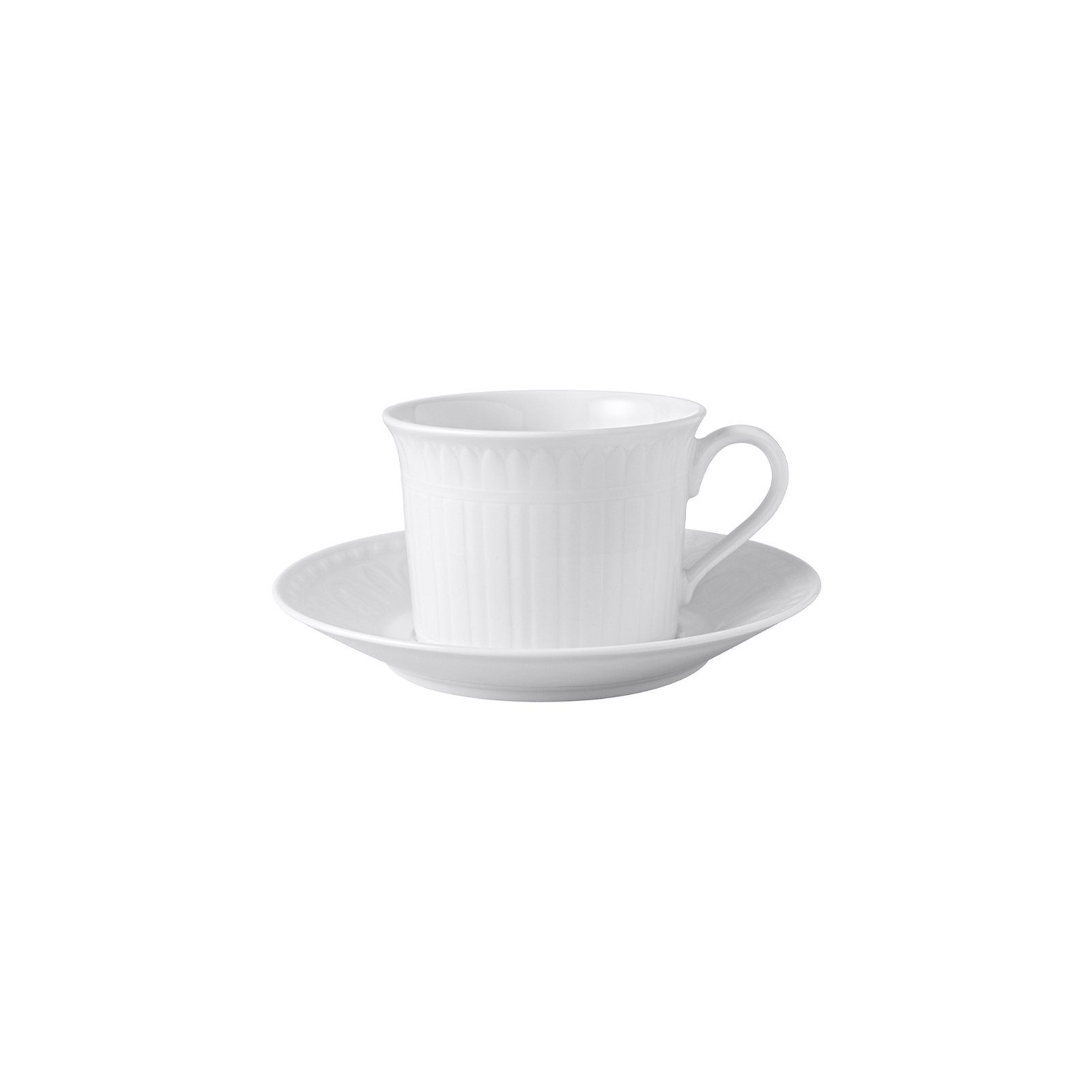 Villeroy & Boch Espressotasse Cellini Espressotasse mit Untertasse 100 ml, Porzellan