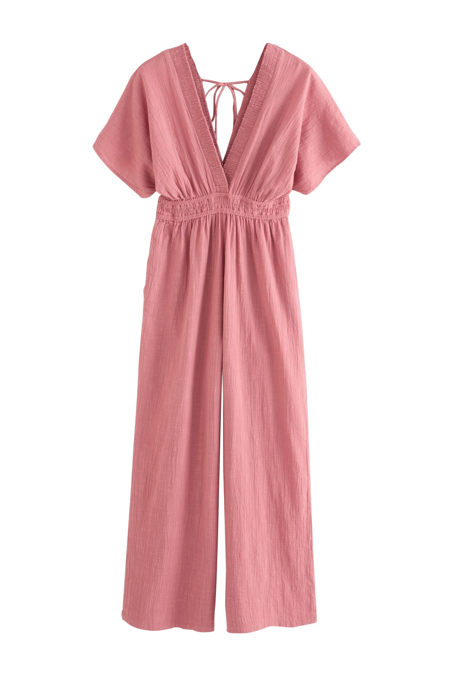 Next Jumpsuit Jumpsuit mit Ärmeln und weitem Beinschnitt (1-tlg) günstig online kaufen