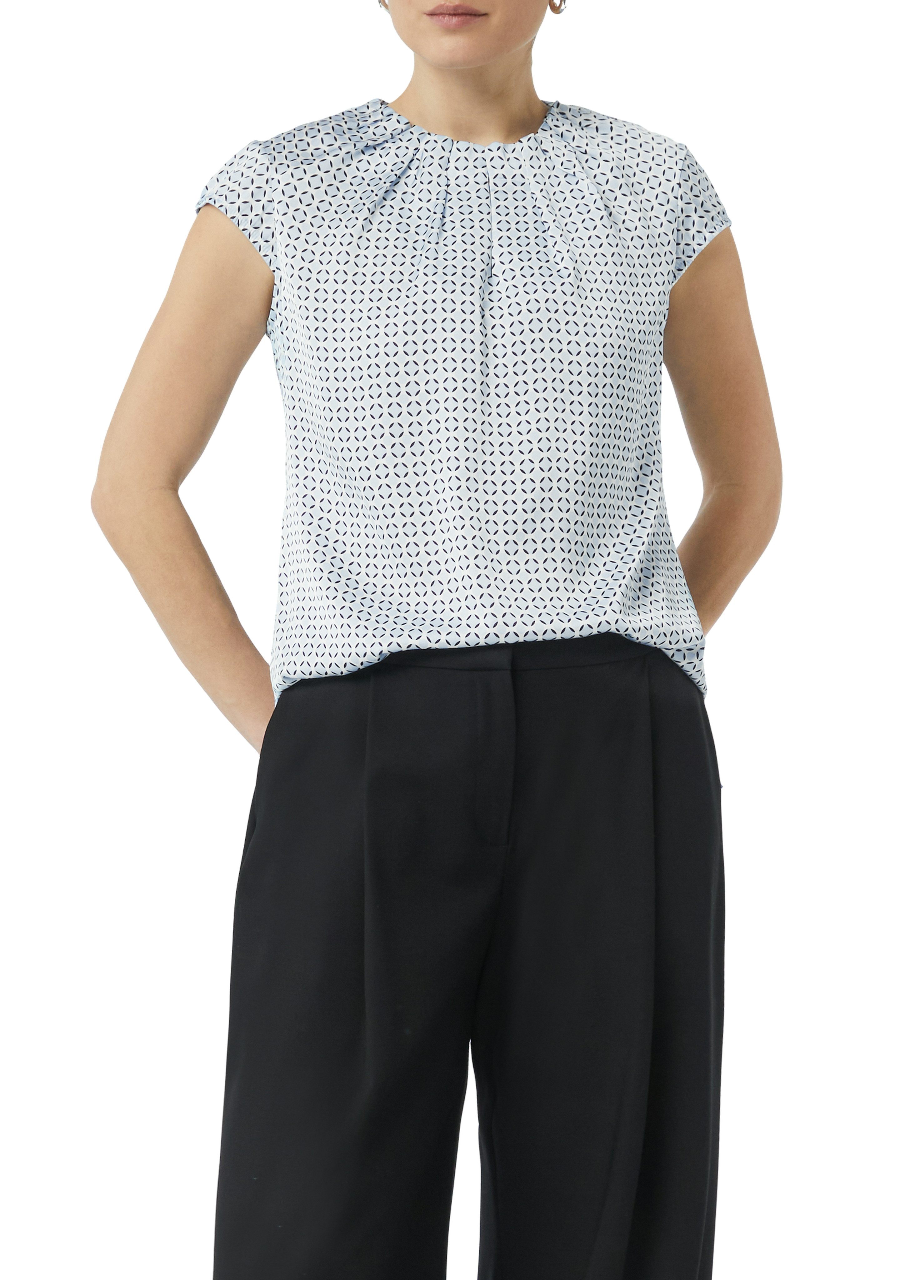 Satinbluse