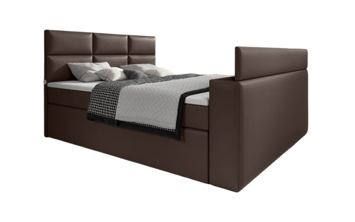 Luxusbetten24 Boxspringbett Citaro, mit TV Lift, günstig online kaufen