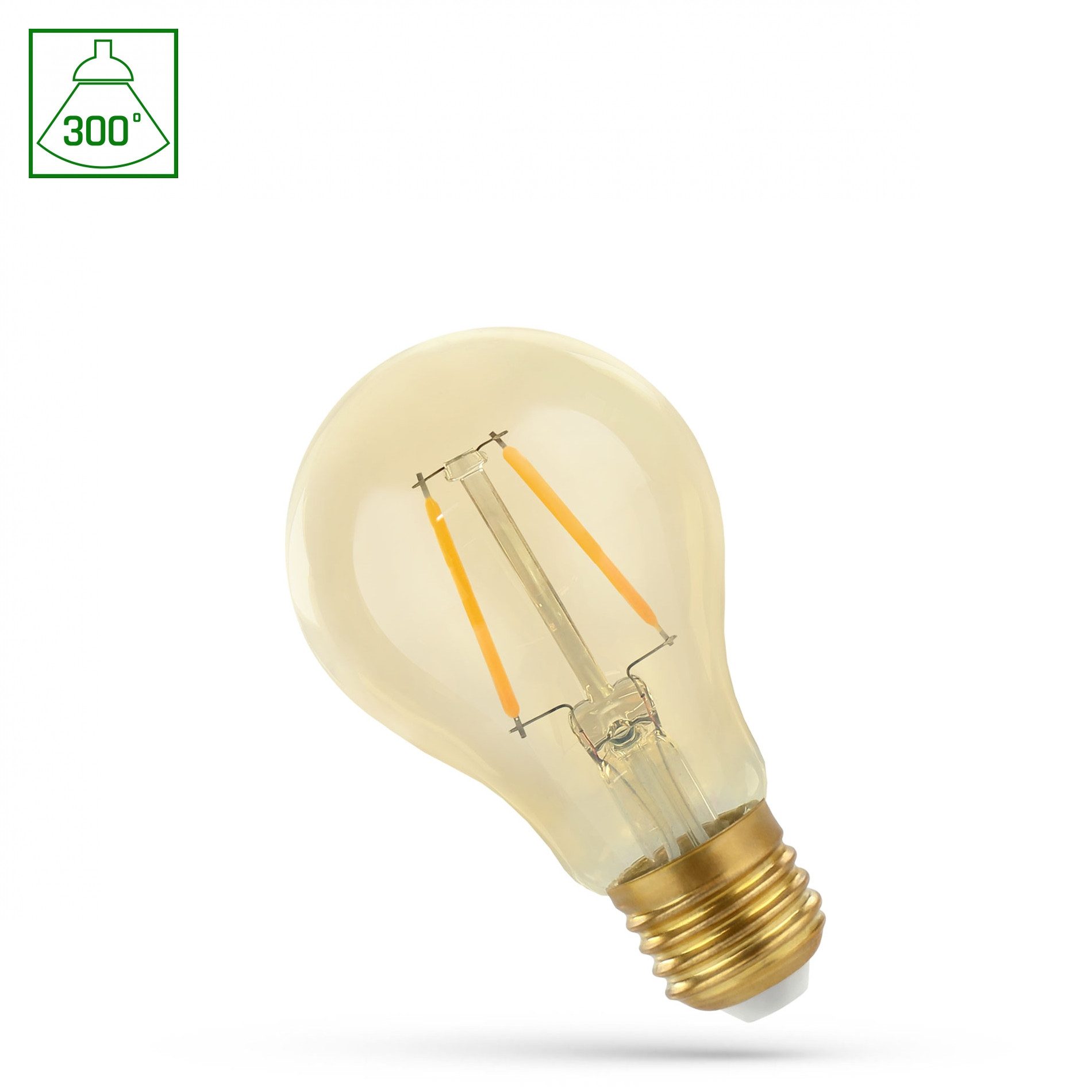 Spectrum LED-Leuchtmittel LED E27 A60 RETROSHINE günstig online kaufen
