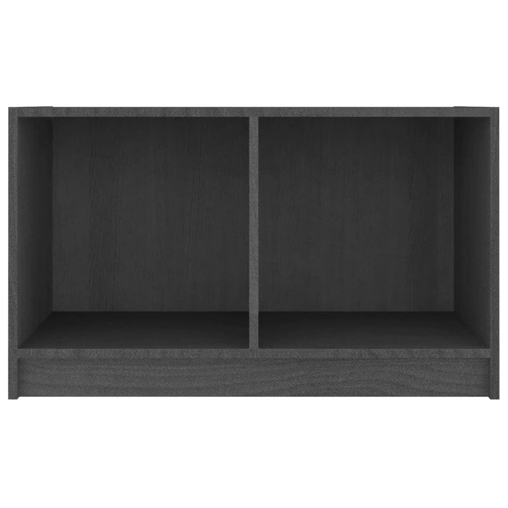 Kiefer Massivholz TV-Schrank furnicato cm 70x33x42 Grau