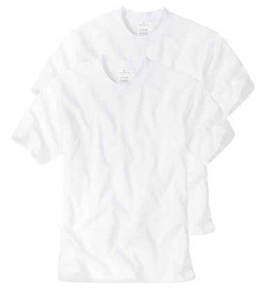 TOM TAILOR T-Shirt Herren Shirts Multipack (4-tlg., 4er-Pack) bequem geschnitten, mit Rundhals-Ausschnitt - für Drüber und Drunter