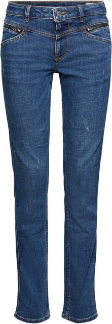 Hosen - Esprit Slim fit Jeans mit dekorativen Zipper Taschen ›  - Onlineshop OTTO