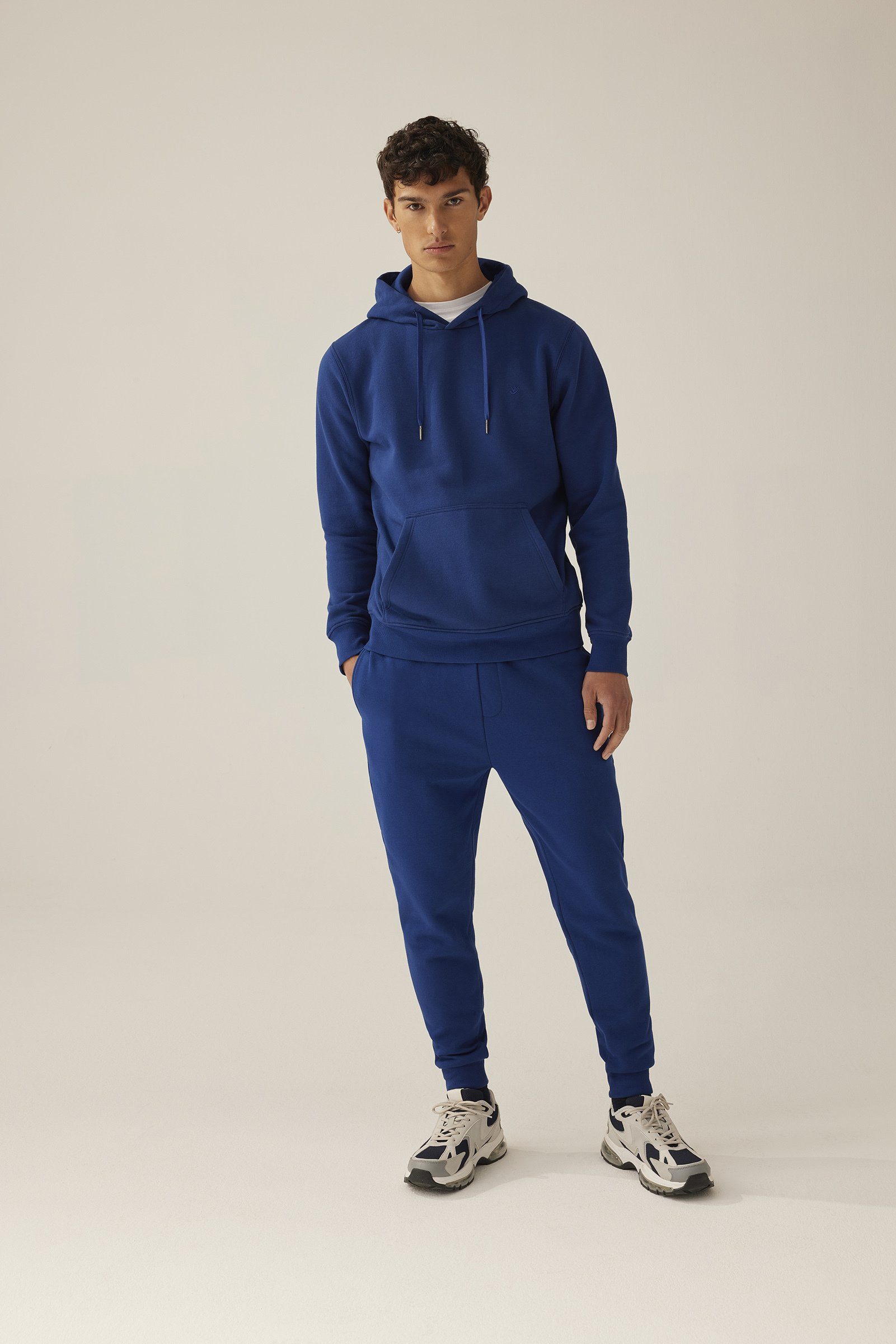 Jogginghose Fashion Kobaltblau WE (1-tlg)