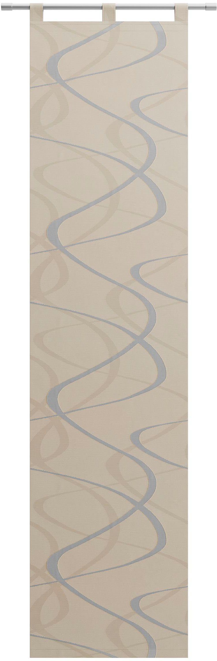 Neutex for you! Schiebegardine Pelotas (1 St), Schlaufen, halbtransparent, günstig online kaufen