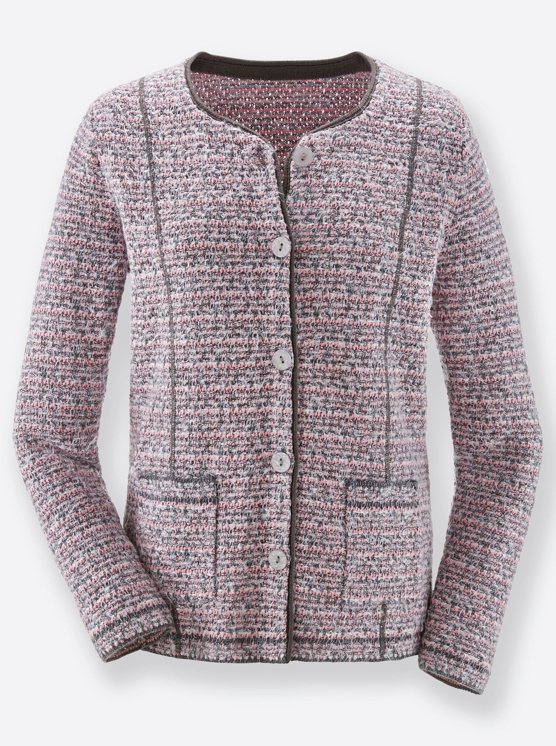 Witt Strickjacke Strickjacke Langarm Struktur