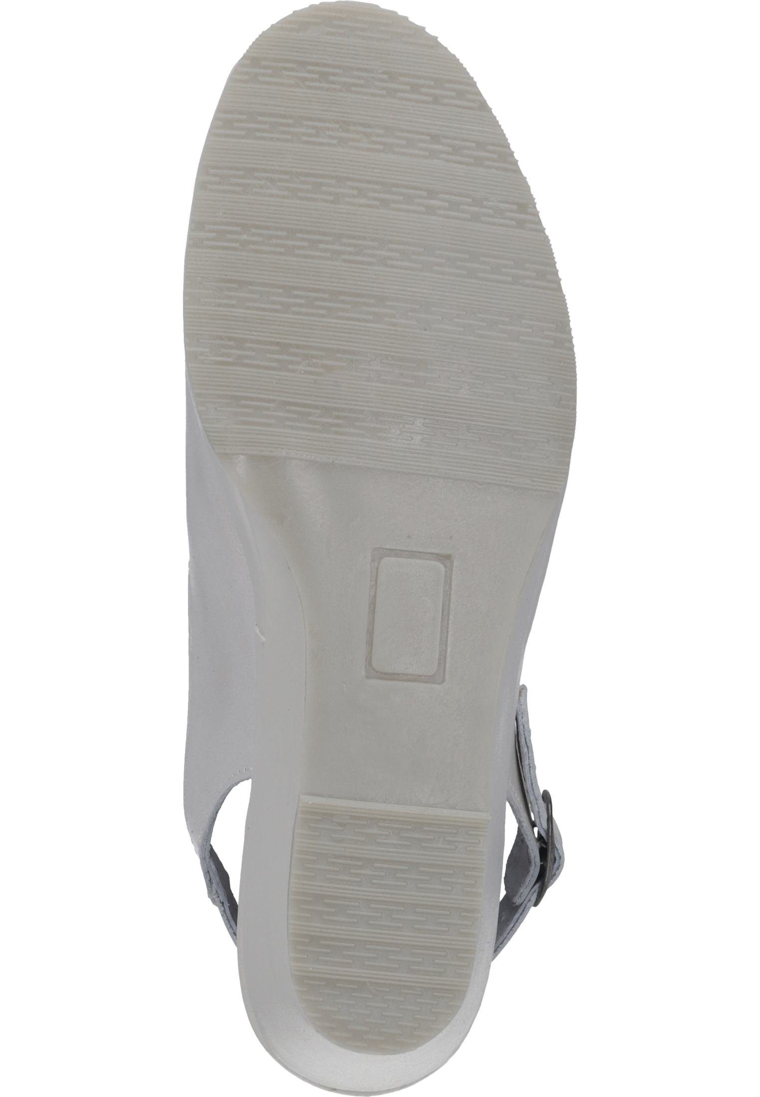 Sandalen weiß Sandale Gummizug mit Comfortabel