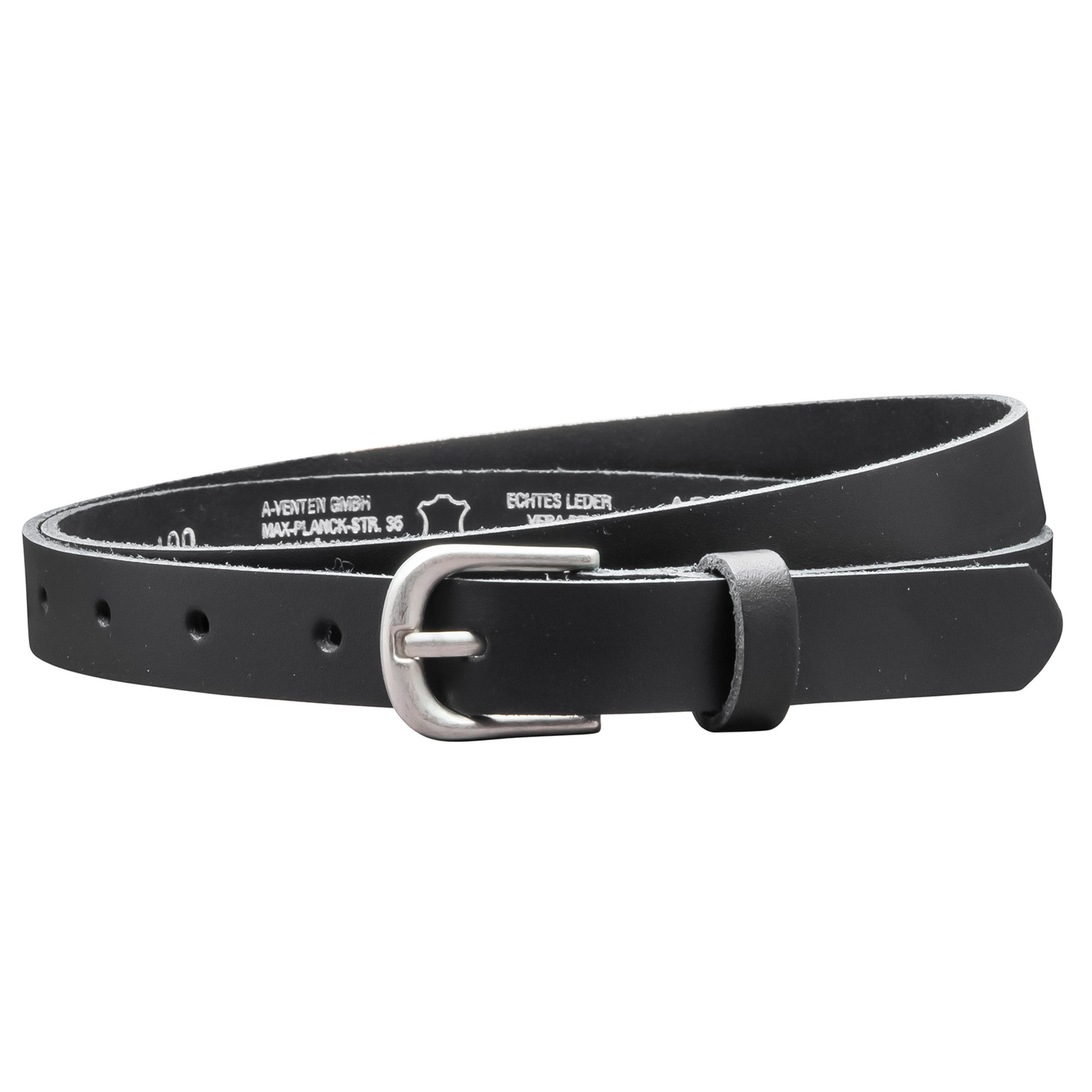 COLOGNEBELT Ledergürtel OM16-SL-Schwarz MADE IN GERMANY, Schwarz Kürzbar, 1 günstig online kaufen