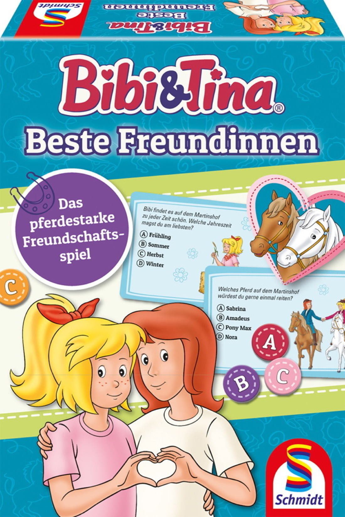 Schmidt Spiele Spiel, Kinderspiel Quzispiel Bibi & Tina Beste Freundinnen 40654