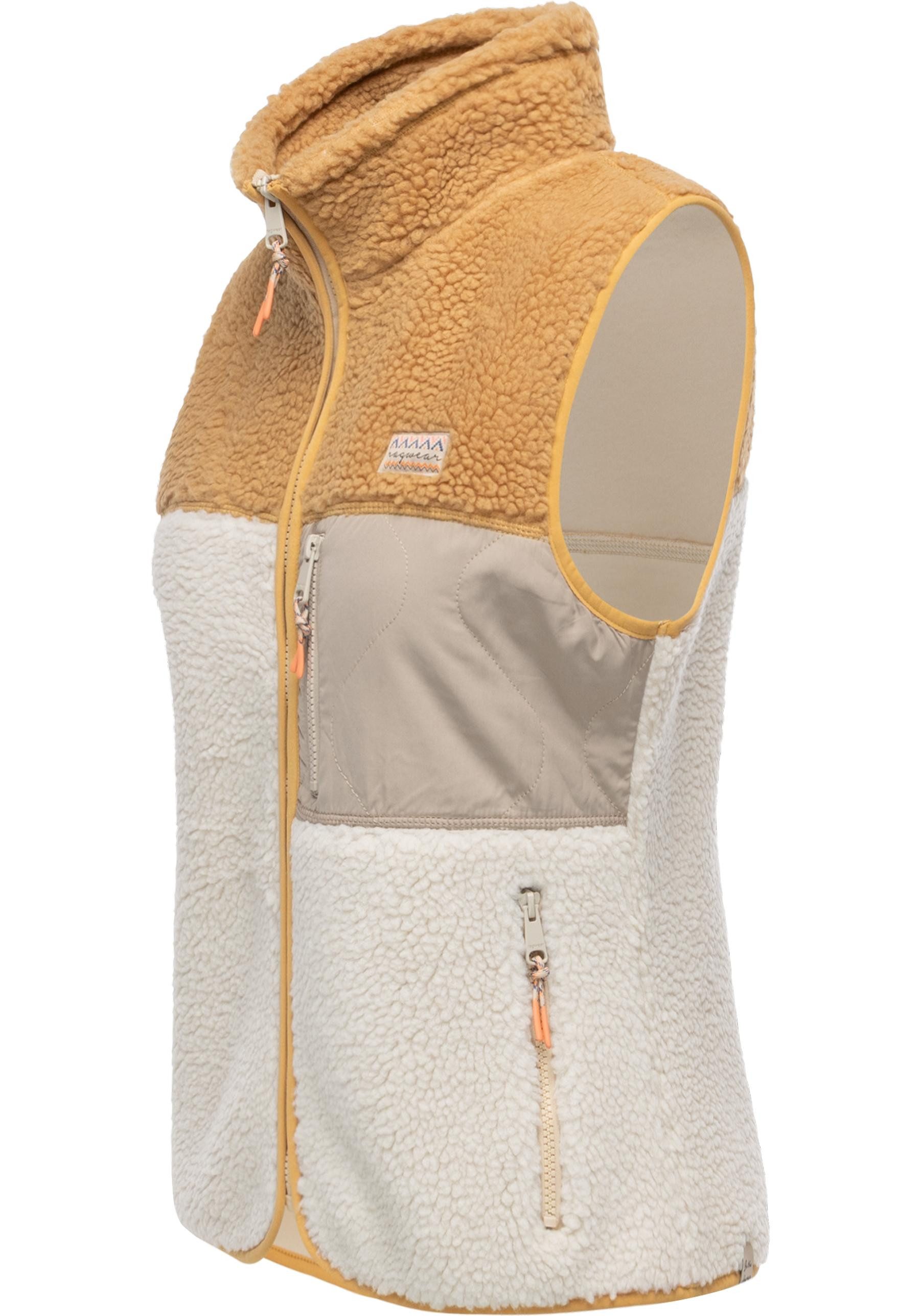 Ragwear Plüschweste Junni Bonded warme Damen günstig online kaufen