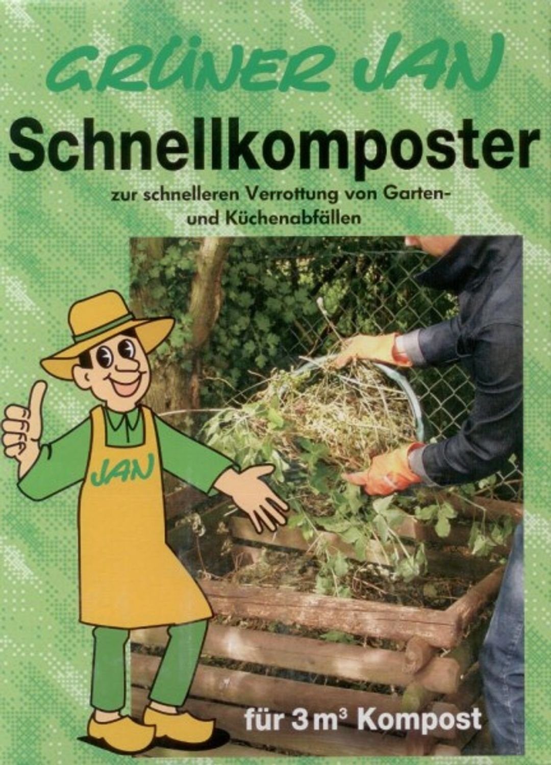 Thermokomposter Grüner Jan Schnellkomposter 2,5 kg