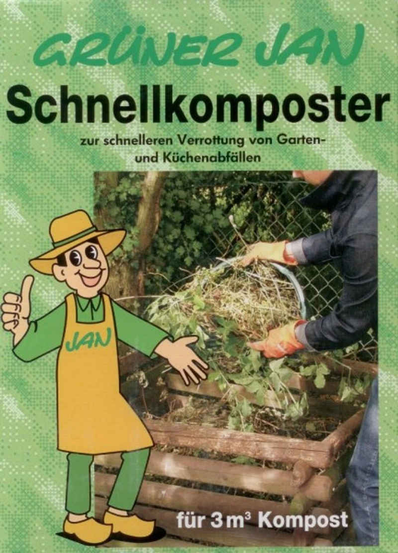 BURI Thermokomposter Grüner Jan Schnellkomposter 2,5 kg