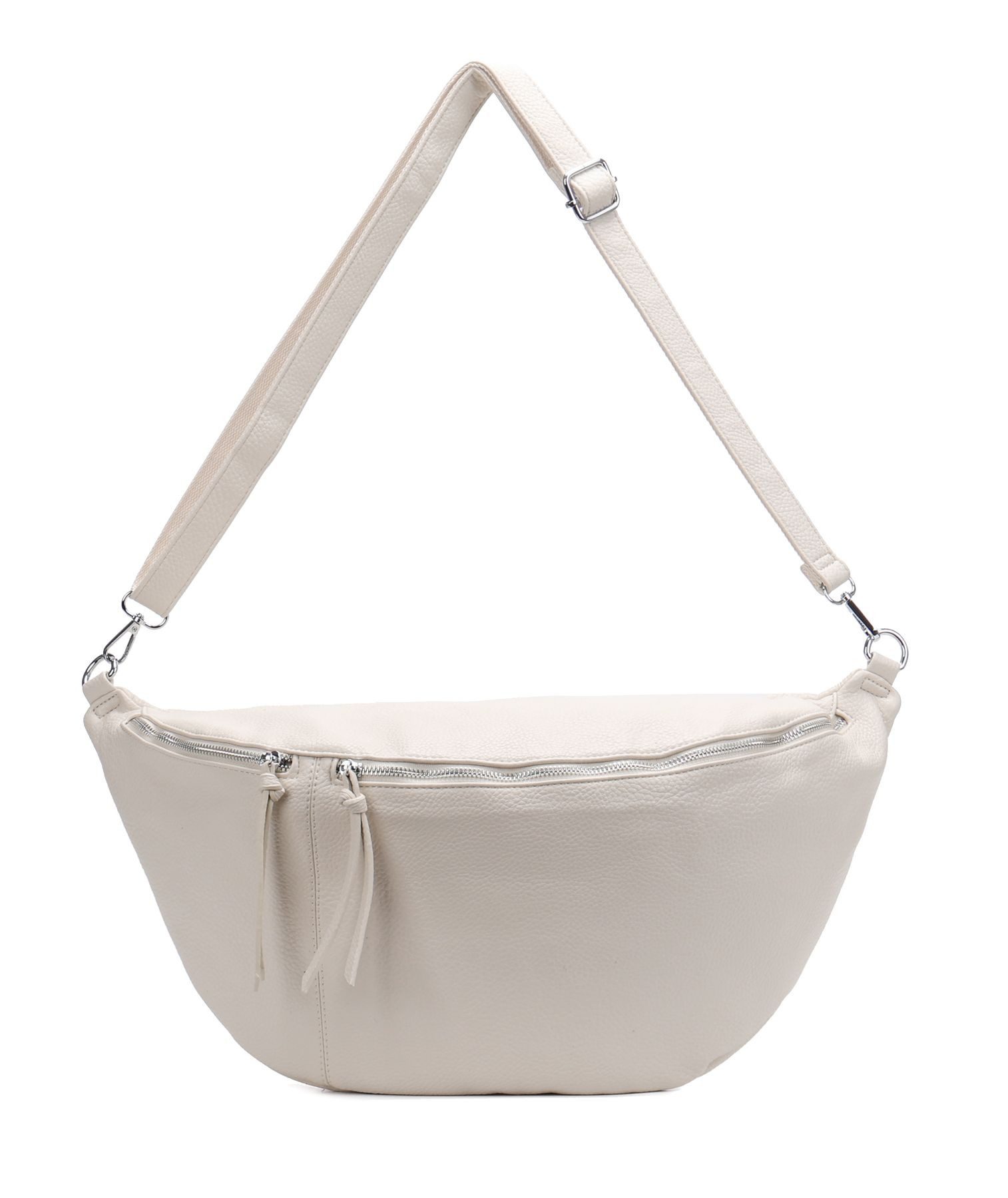 ITALYSHOP24 Schultertasche Damen XXL Tasche Gürteltasche Bodybag Brusttasch günstig online kaufen