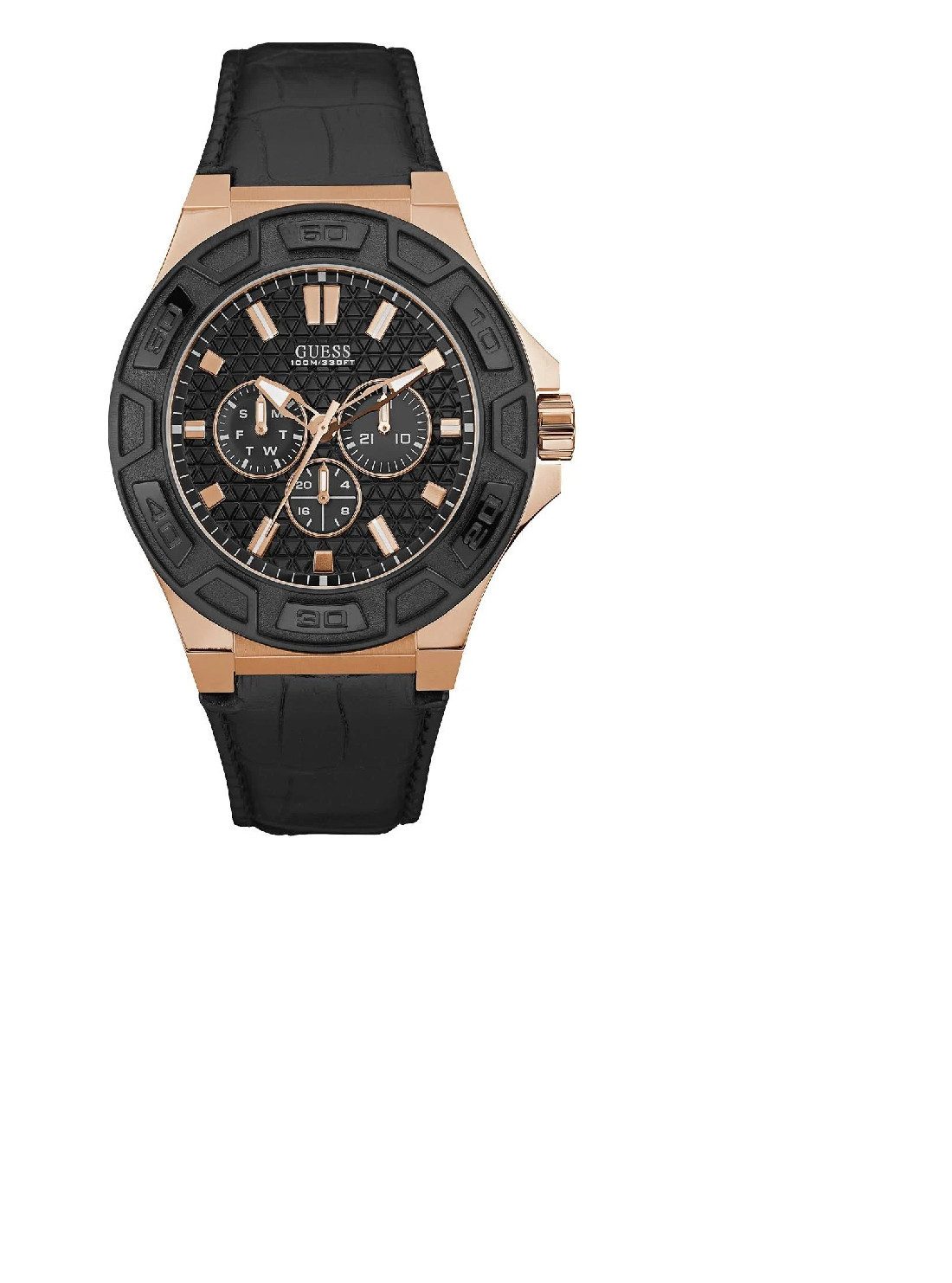 Quarzuhr Guess Herren Chronograph Quarz Uhr (W0674G6)