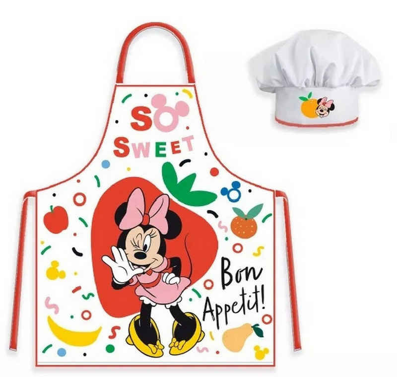 Disney Kochschürze Minnie Maus Malschürze Backen Kinder Kindergarten Schule Backset