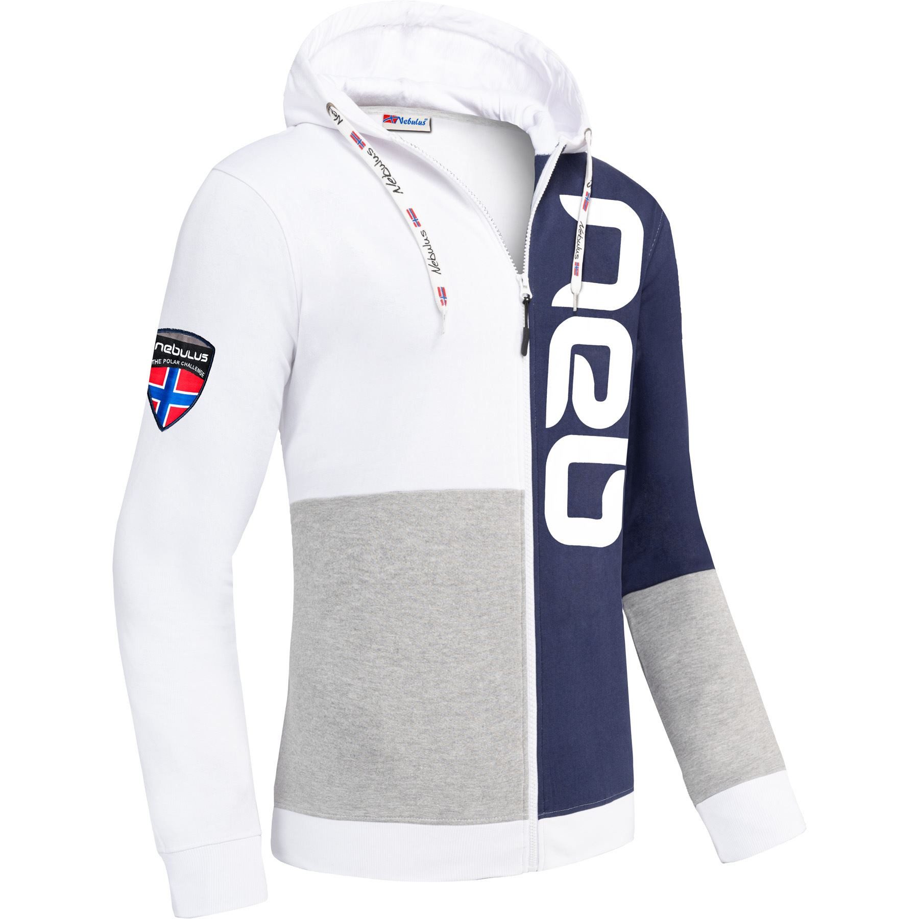 grau-navy-weiß
