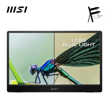 MSI PRO MP161 Portabler Monitor (40 cm/16 ", 1920 x 1080 px, Full HD, 4 ms Reaktionszeit, 60 Hz, IPS-LED, 3 Jahre Herstellergarantie, USB-C)