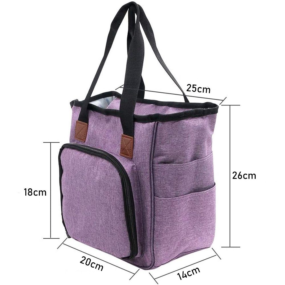 zggzerg Aufbewahrungsbox Tragbar Häkeltasche, Häkel Garn günstig online kaufen
