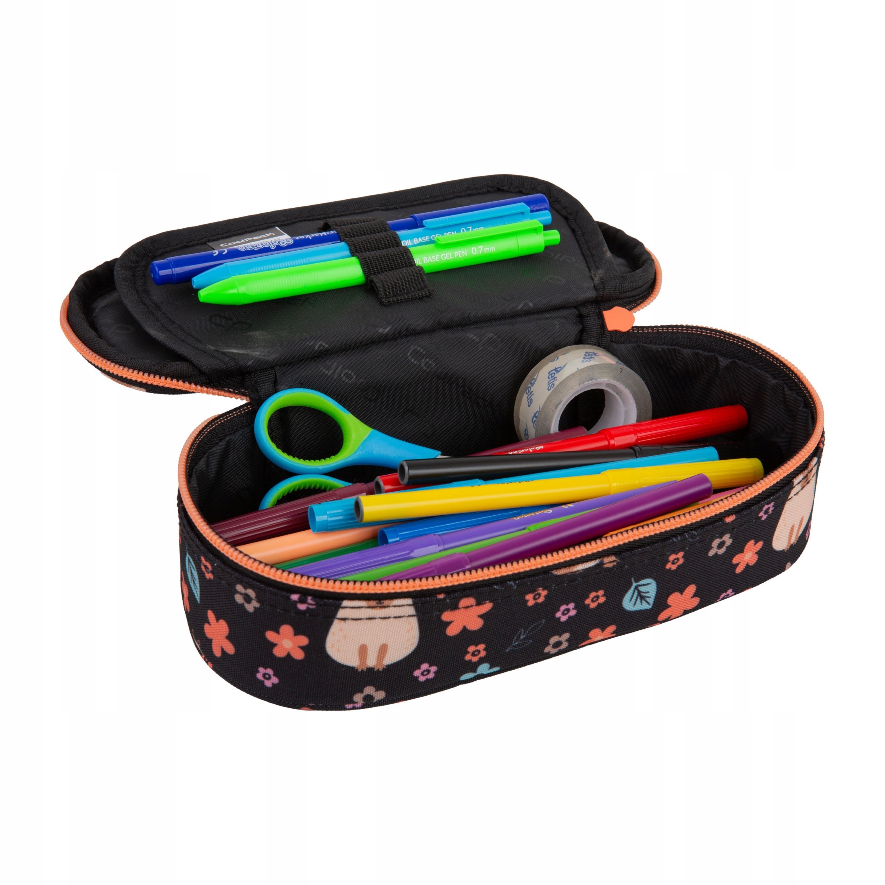 CoolPack Federmappe Capybara – 3-Fach Gefüllt, Polyester, Buntes Design
