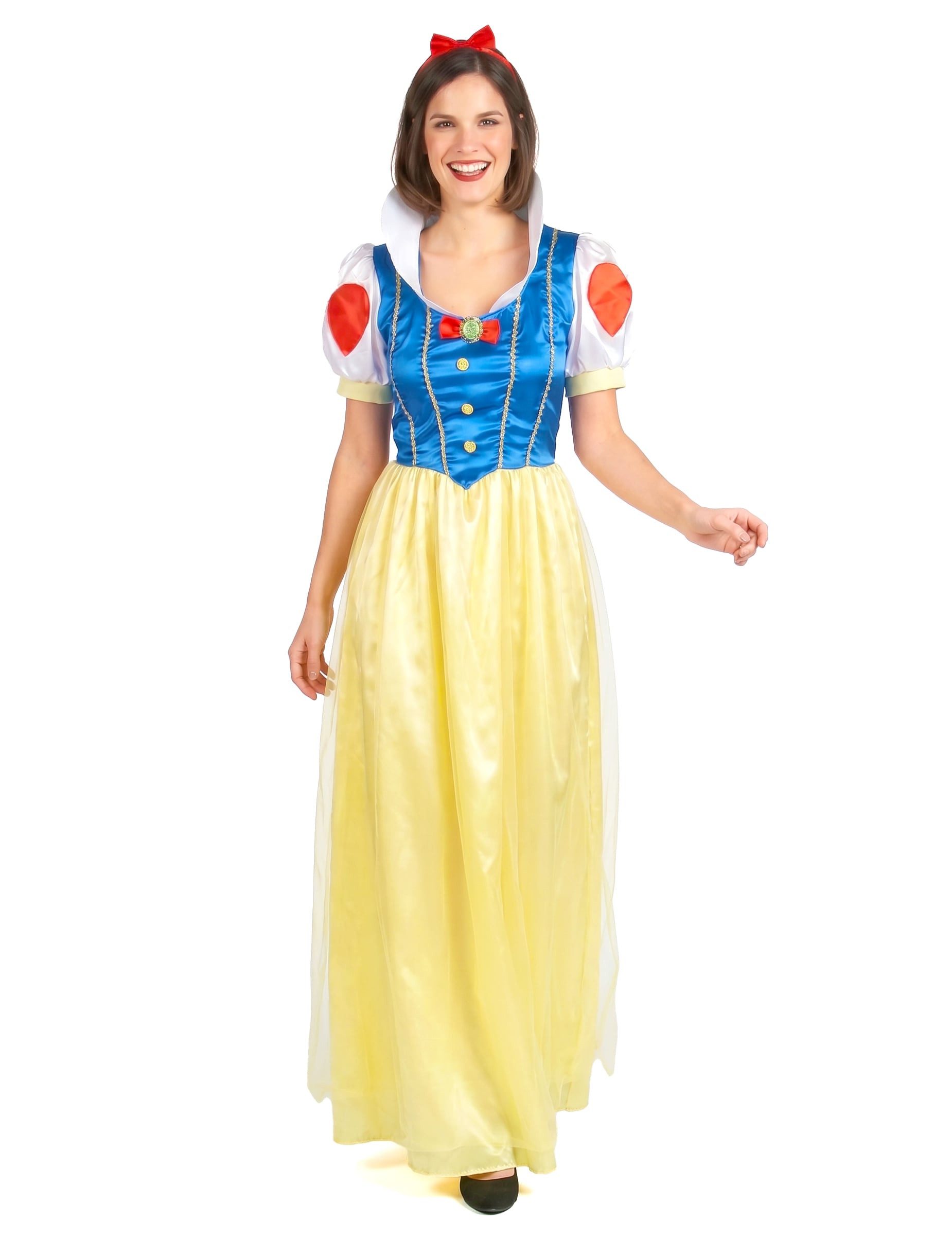 Kostüm Bezaubernde Märchen-Prinzessin Damenkostüm Schneewittchen
