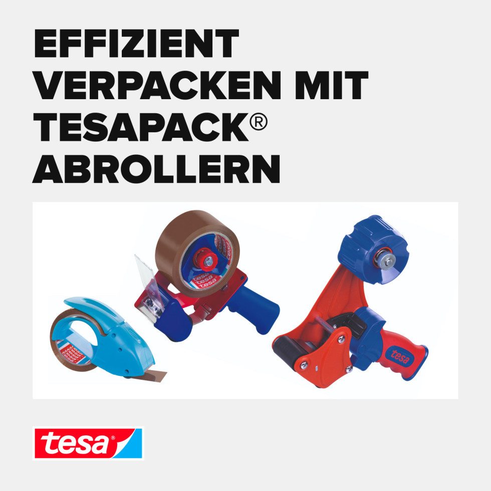 tesa Klebeband tesa Pack Strong 66 m x 50 mm, braun