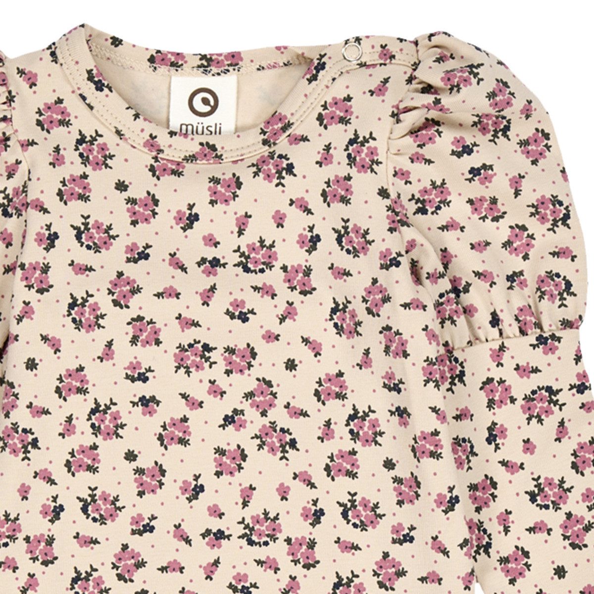 Müsli Langarmbody 1582077100 Mädchen (1-tlg) Langarm Einteiler, Body, Longsleeve-Body, Bodysuit, Stretchbody