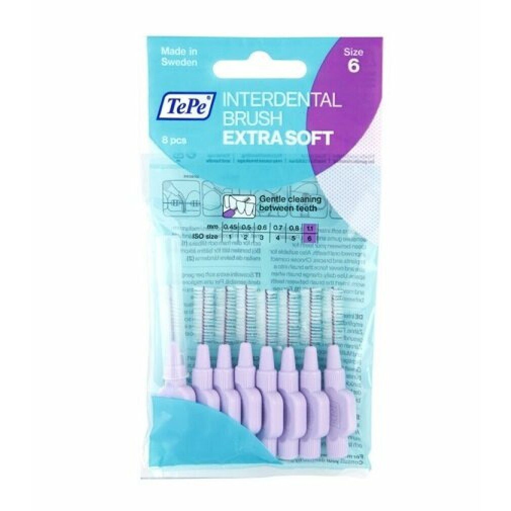 TePe Parfümzerstäuber Interdentalbürste Extra Soft Lila ISO Gr. 6