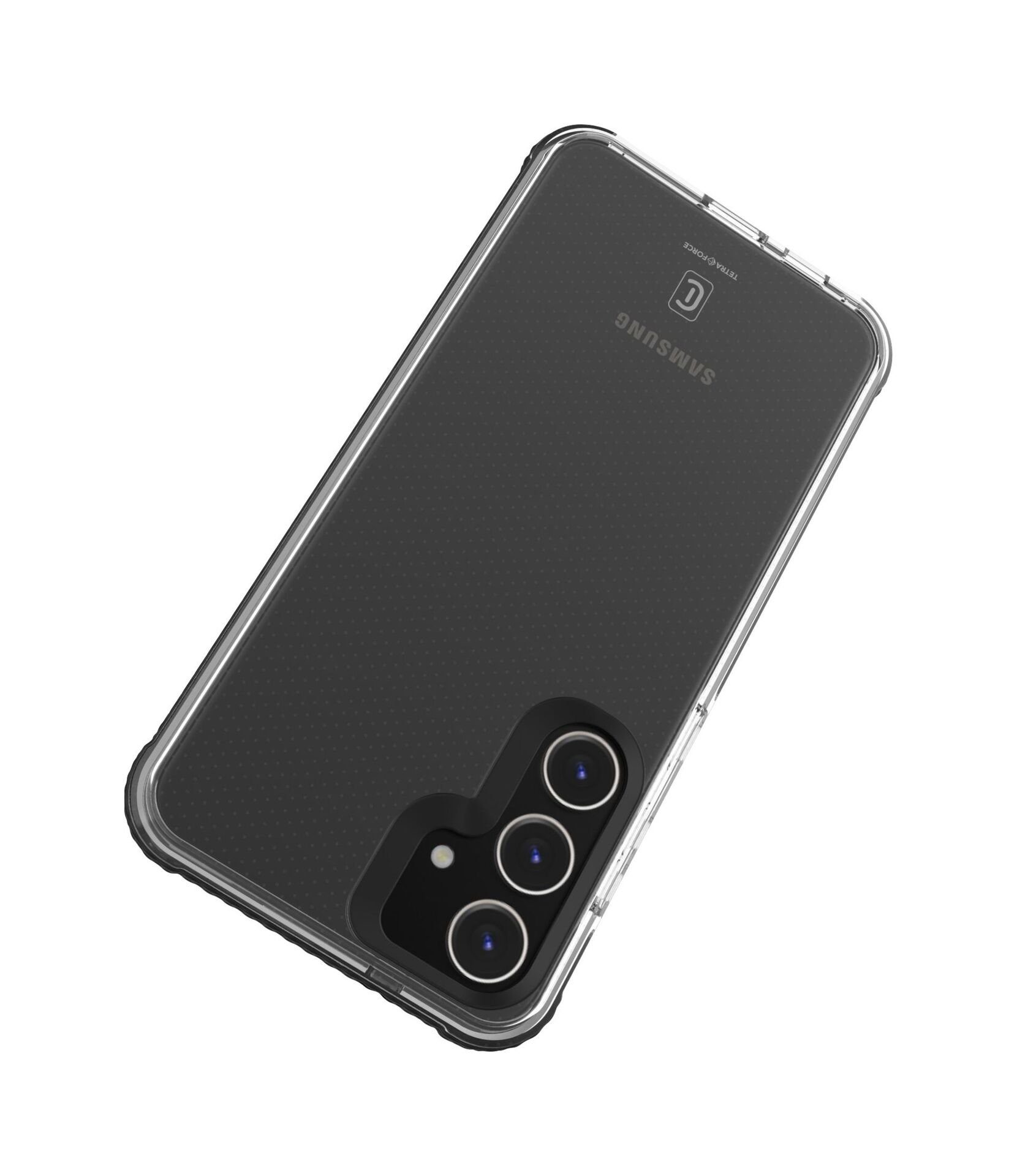 Cellularline Handyhülle Hard Case Tetra Force für Samsung Galaxy S24, Handycover Backcover Schutzhülle Handyschutzhülle stoßfest kratzfest