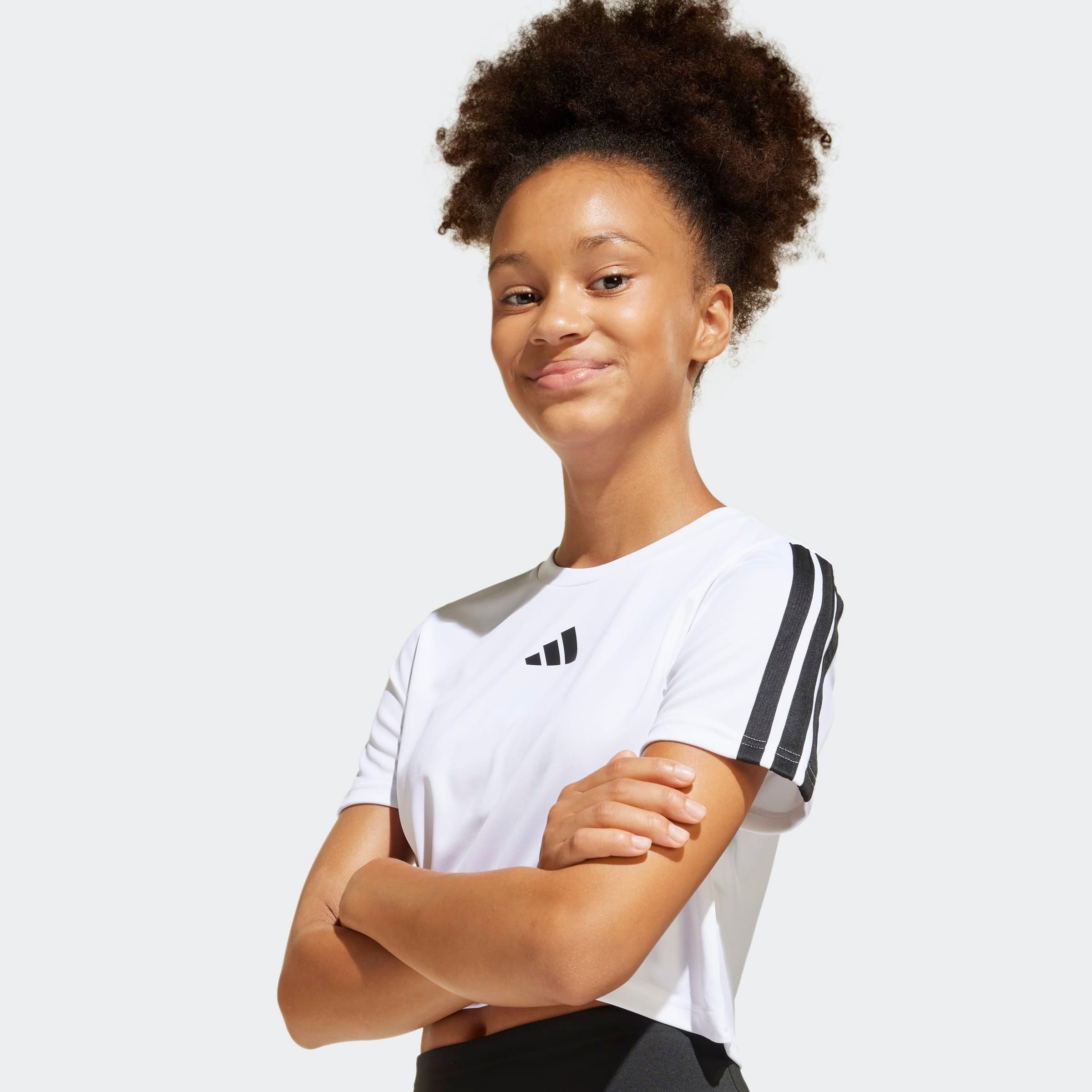 adidas Sportswear Trainingsanzug TRAIN ESSENTIALS 3-STREIFEN KIDS -SET (2-tlg) – Bild 3 von 5