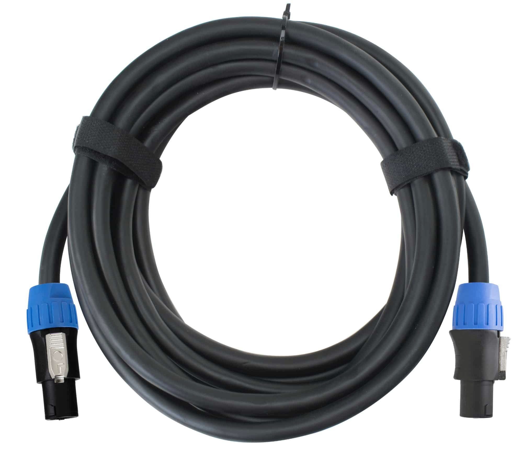 Pronomic Pro-line BOXSP4 Lautsprecherkabel 10 m Audio-Kabel, 4-Pol Speakon-kompatibel, (1000 cm), Sauerstofffreies Kupfer, Spannzangen-Zugentlastung