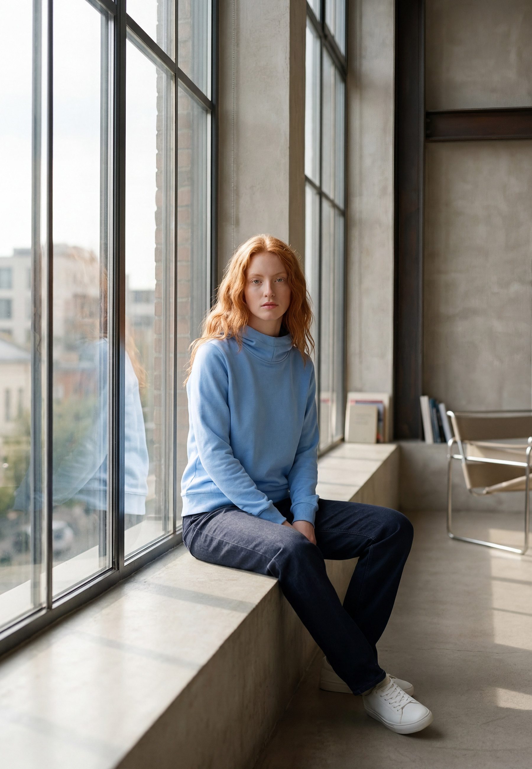 salzhaut Hoodie SUTSCHE Damen Regular Fit salzhaut Kapuzenpullover – bequemer Fit und nordisch klares Design