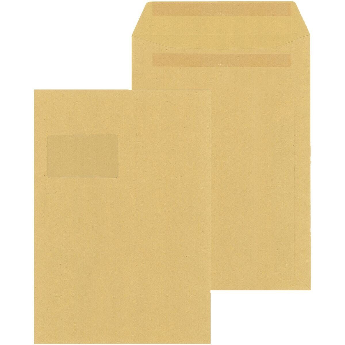 MAILMEDIA Versandtasche, DIN C4, mit Fenster, Selbstklebung