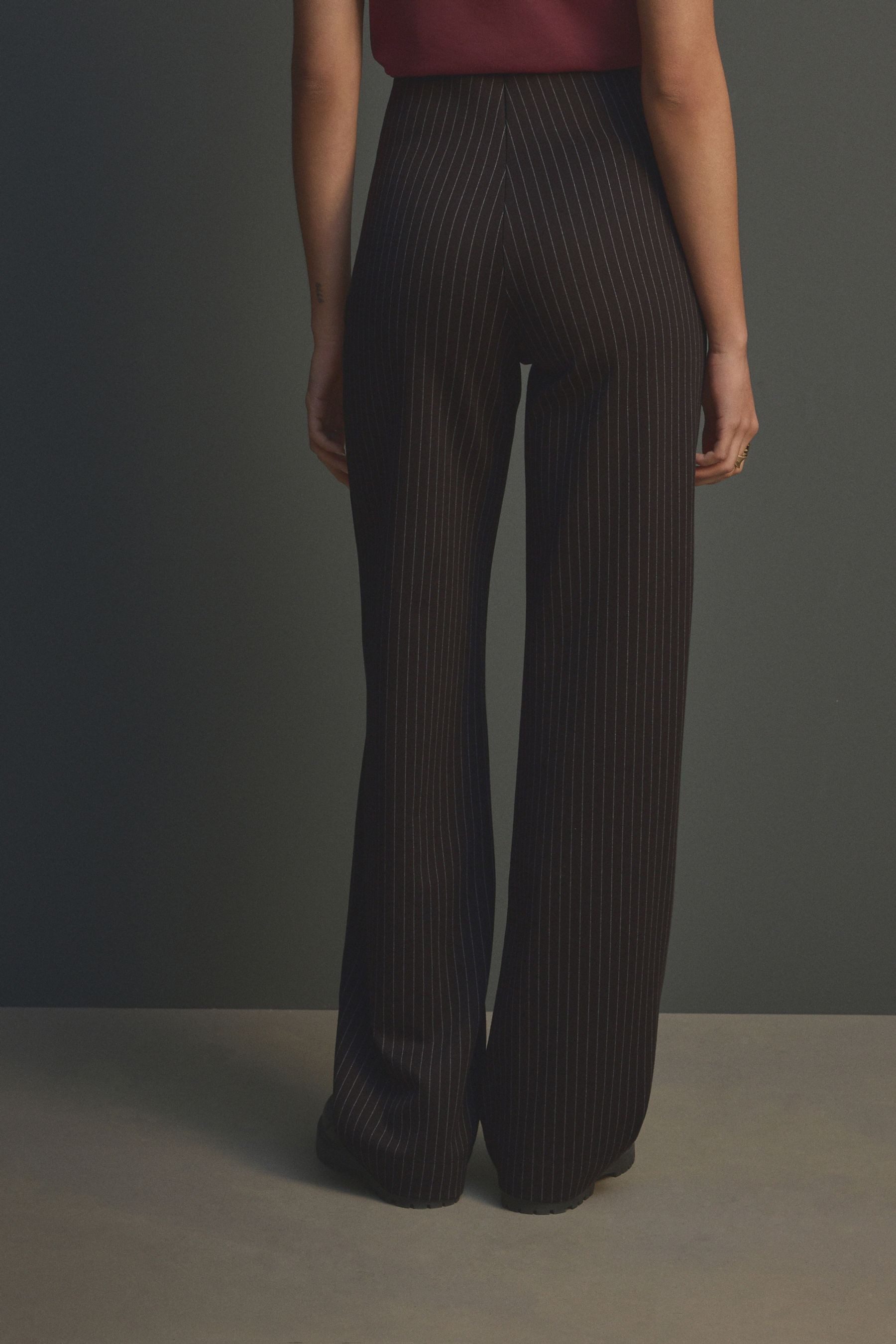 Next Jerseyhose Nahtlos Ponte-Hose mit weitem Bein – Kurzgröße (1-tlg) günstig online kaufen