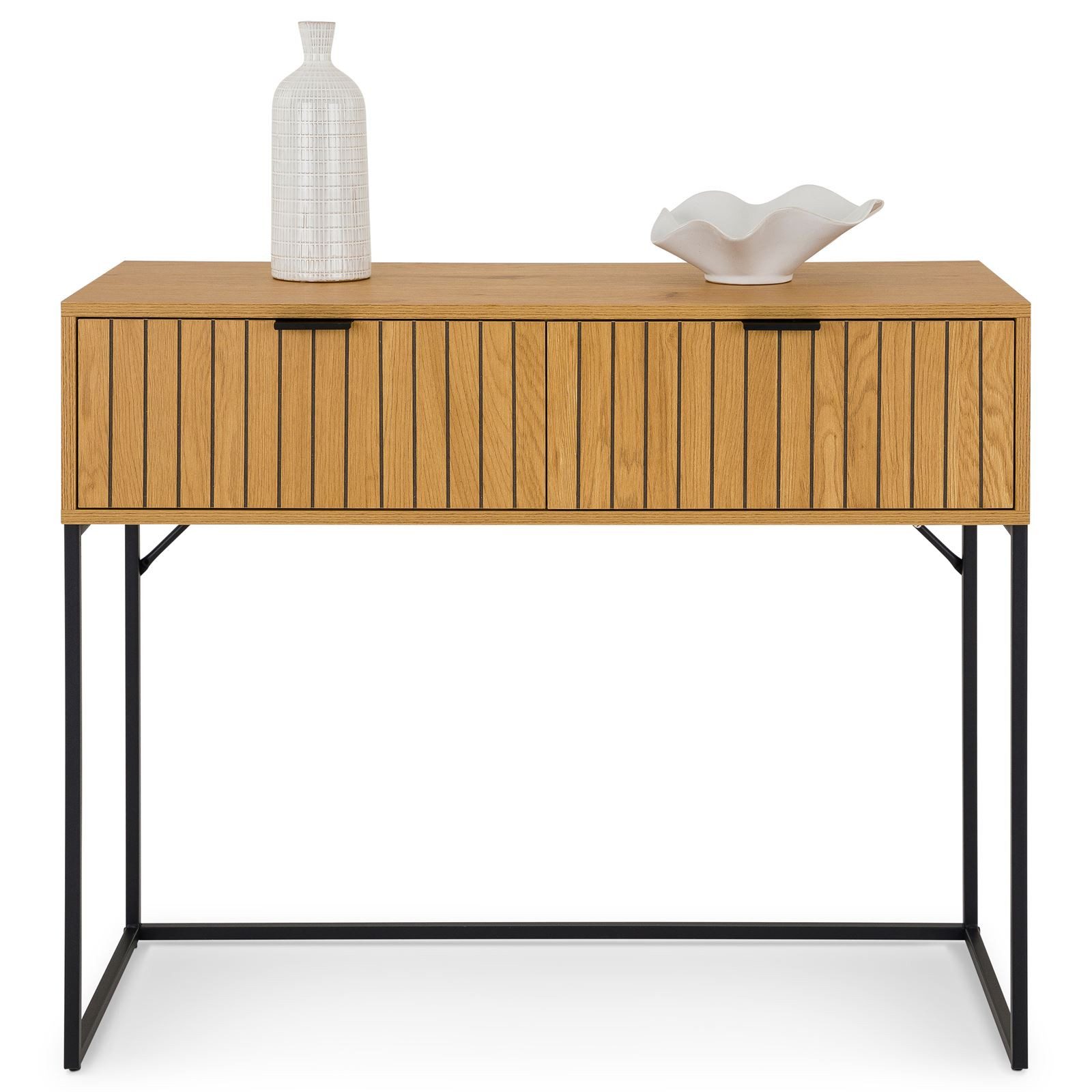 IDIMEX Konsolentisch SELO, Beistelltisch schmal mit Rillen Design und 2 Sch günstig online kaufen