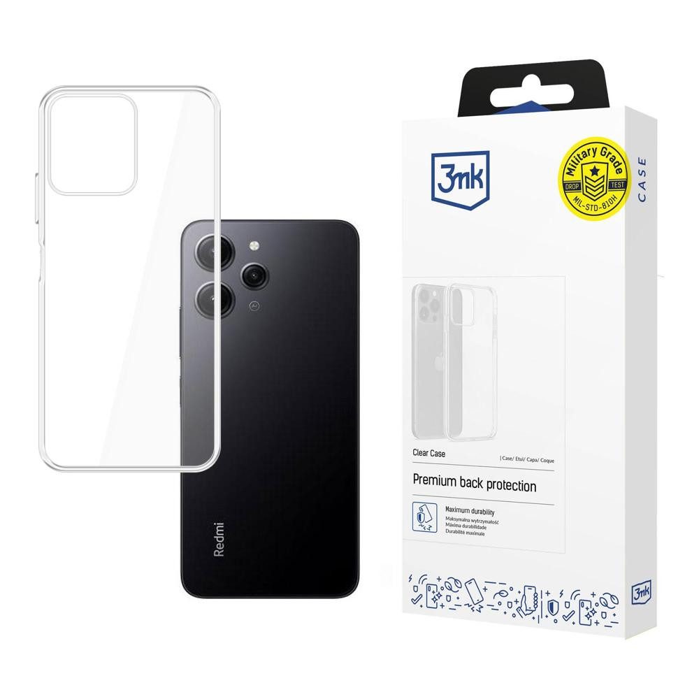 3MK Smartphone-Hülle Schutzhülle Handyhülle Smartphone-Hülle, transparent, Kameraschutz, sturzgeprüft, dünn