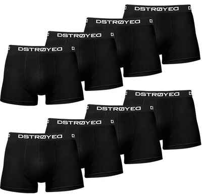 DSTROYED Boxershorts Herren Männer Unterhosen Baumwolle Premium Qualität perfekte Passform (Vorteilspack, 8er, 8er Pack)