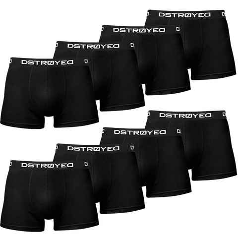 DSTROYED Boxershorts Herren Männer Unterhosen Baumwolle Premium Qualität perfekte Passform (Vorteilspack, 8er, 8er Pack)