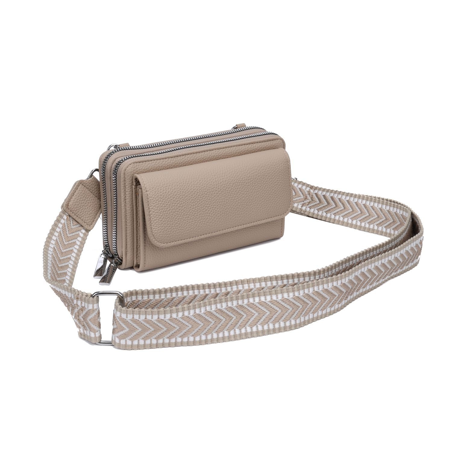 ITALYSHOP24 Schultertasche Damen Tasche Crossbody Brusttasche Kartenetui Um günstig online kaufen