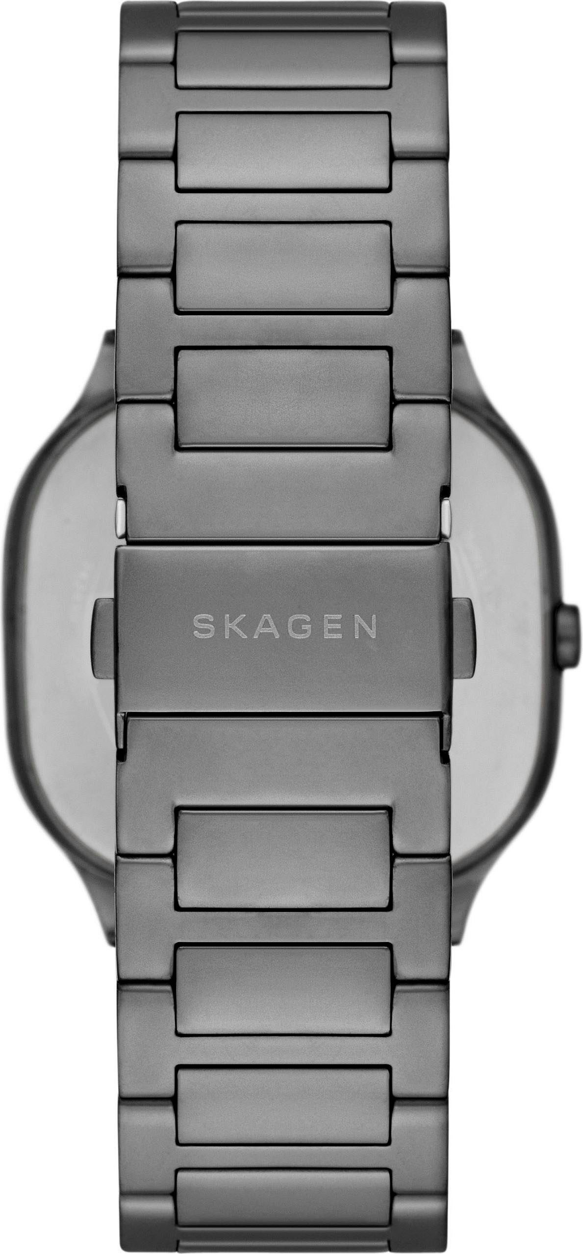SKAGEN Quarzuhr MELLEM SKW6936, Armbanduhr, Herrenuhr, Edelstahlarmband, analog