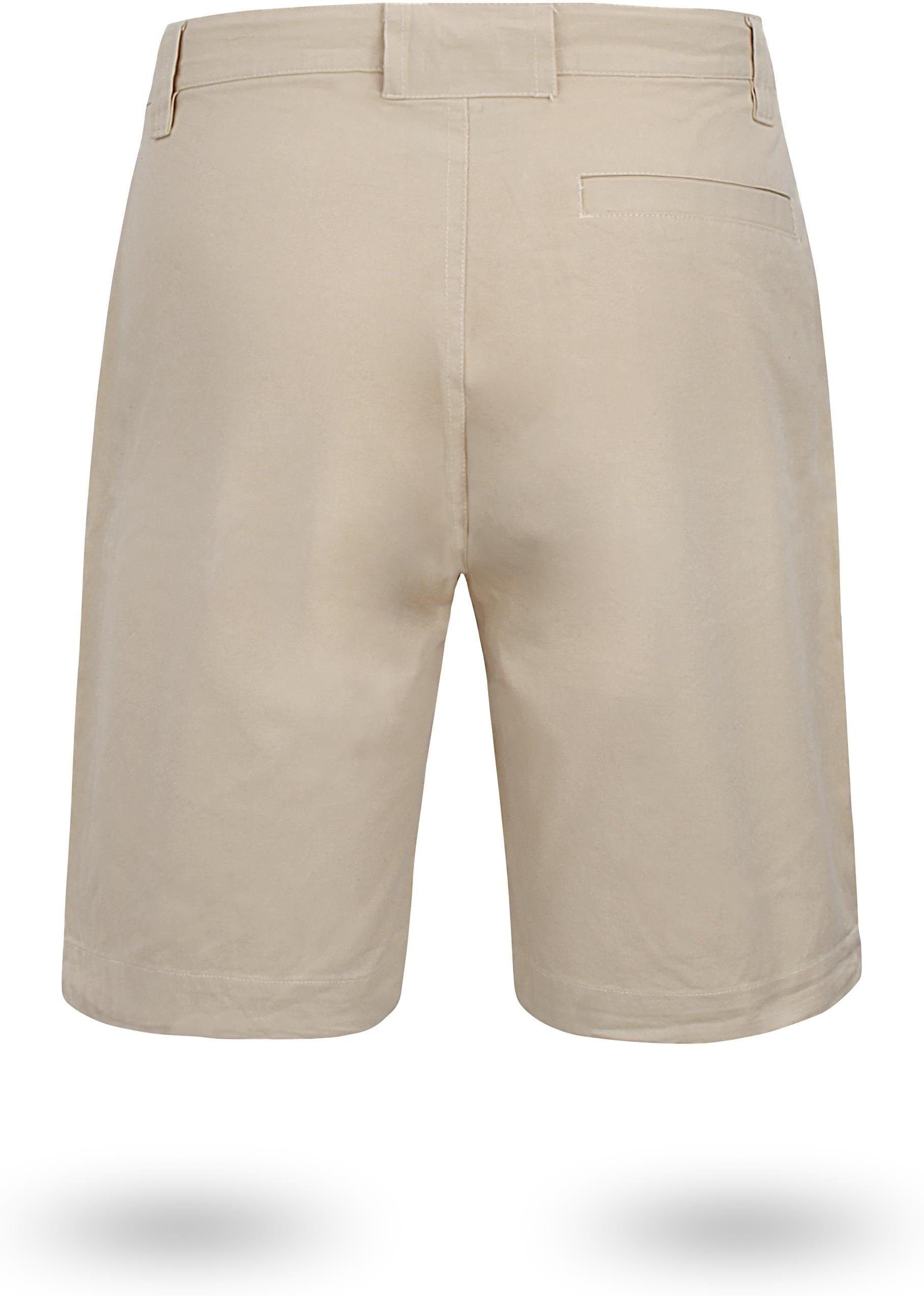 Gobi 100% Chino Herren Shorts kurze Shorts normani Zippertasche Khaki Bio-Baumwolle Vintage invisible aus Sommershort mit Bermudas