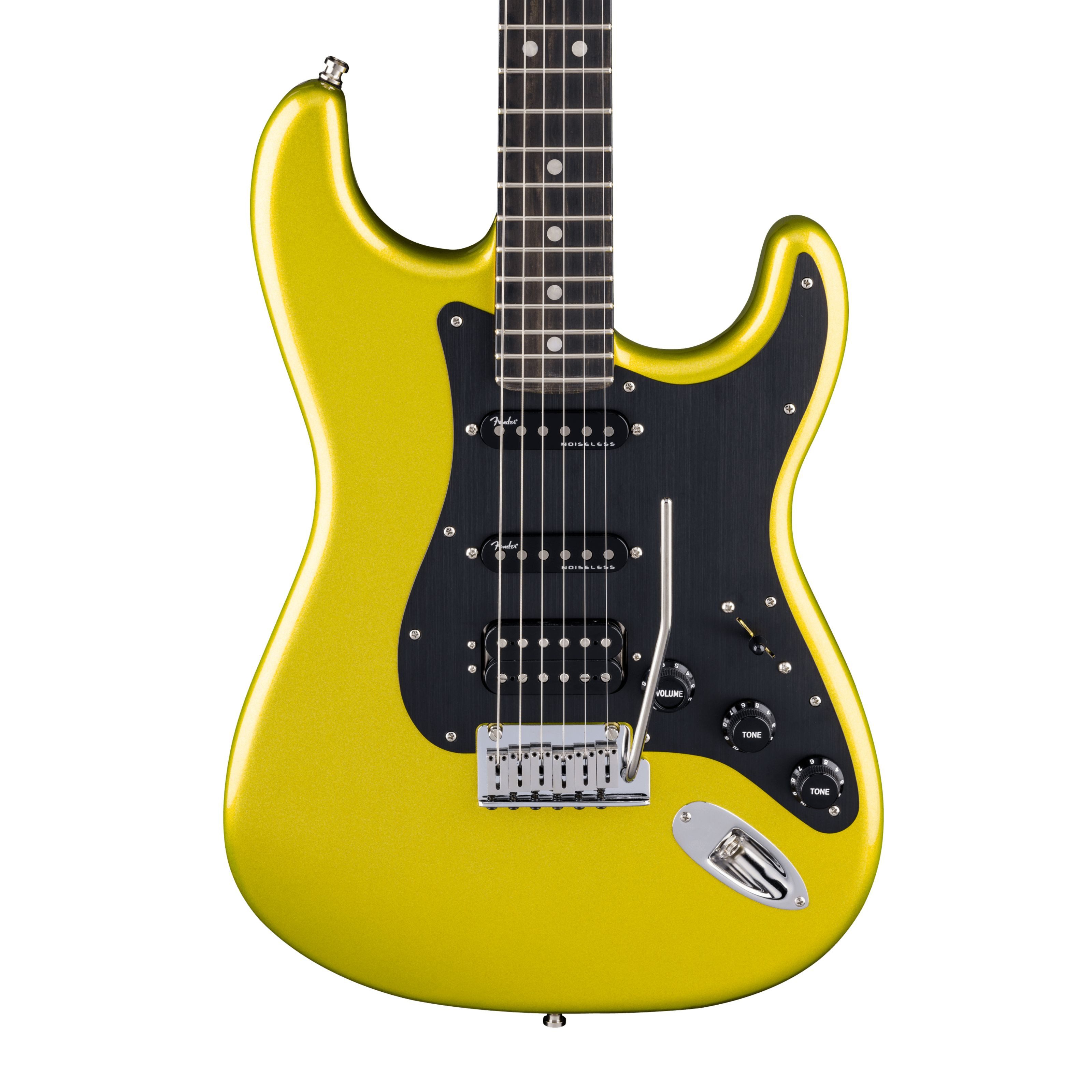Fender E-Gitarre, E-Gitarren, ST-Modelle, American Ultra II Stratocaster HSS EB Solar Flare - E-Gitarre
