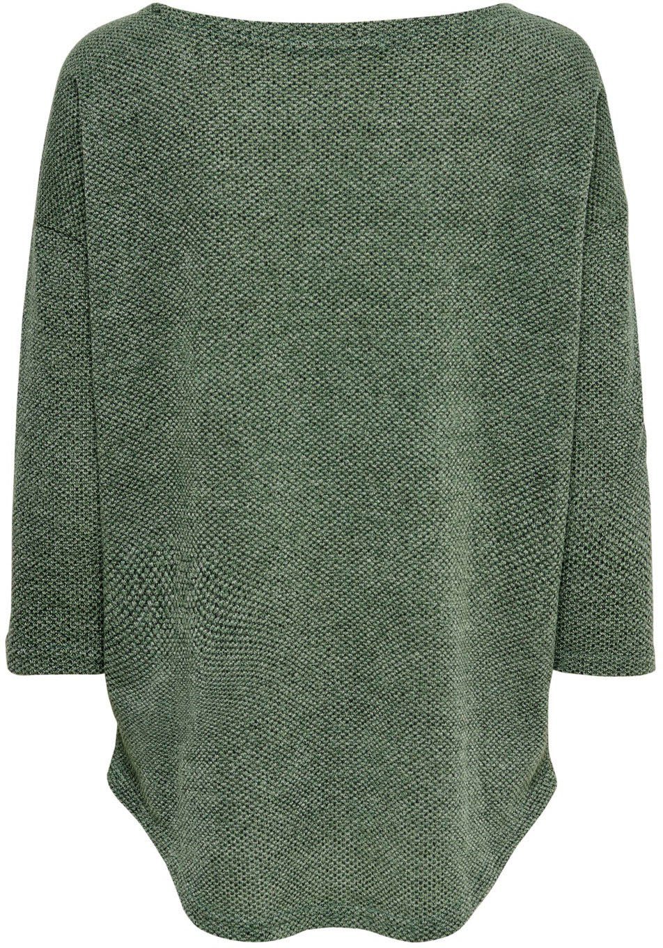 ONLALBA graugrün ONLY 3/4-Arm-Shirt