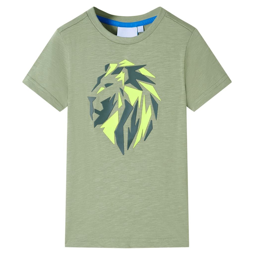T-Shirt Kinder-T-Shirt Helles Khaki 116