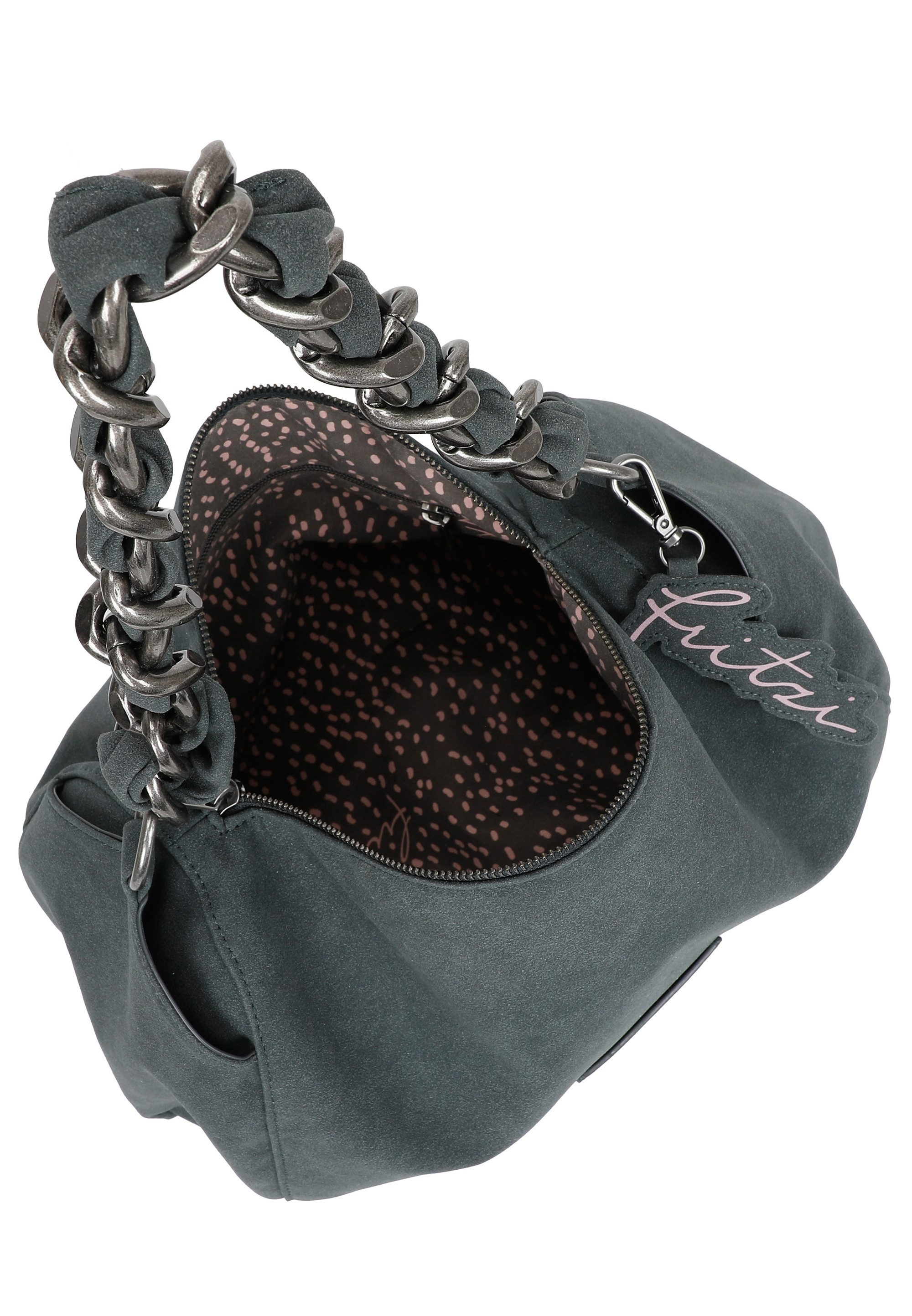 Fritzi aus Preußen Schultertasche Fritzi Janni, mit markantem, großgliedrigen Ketten-Trageriemen