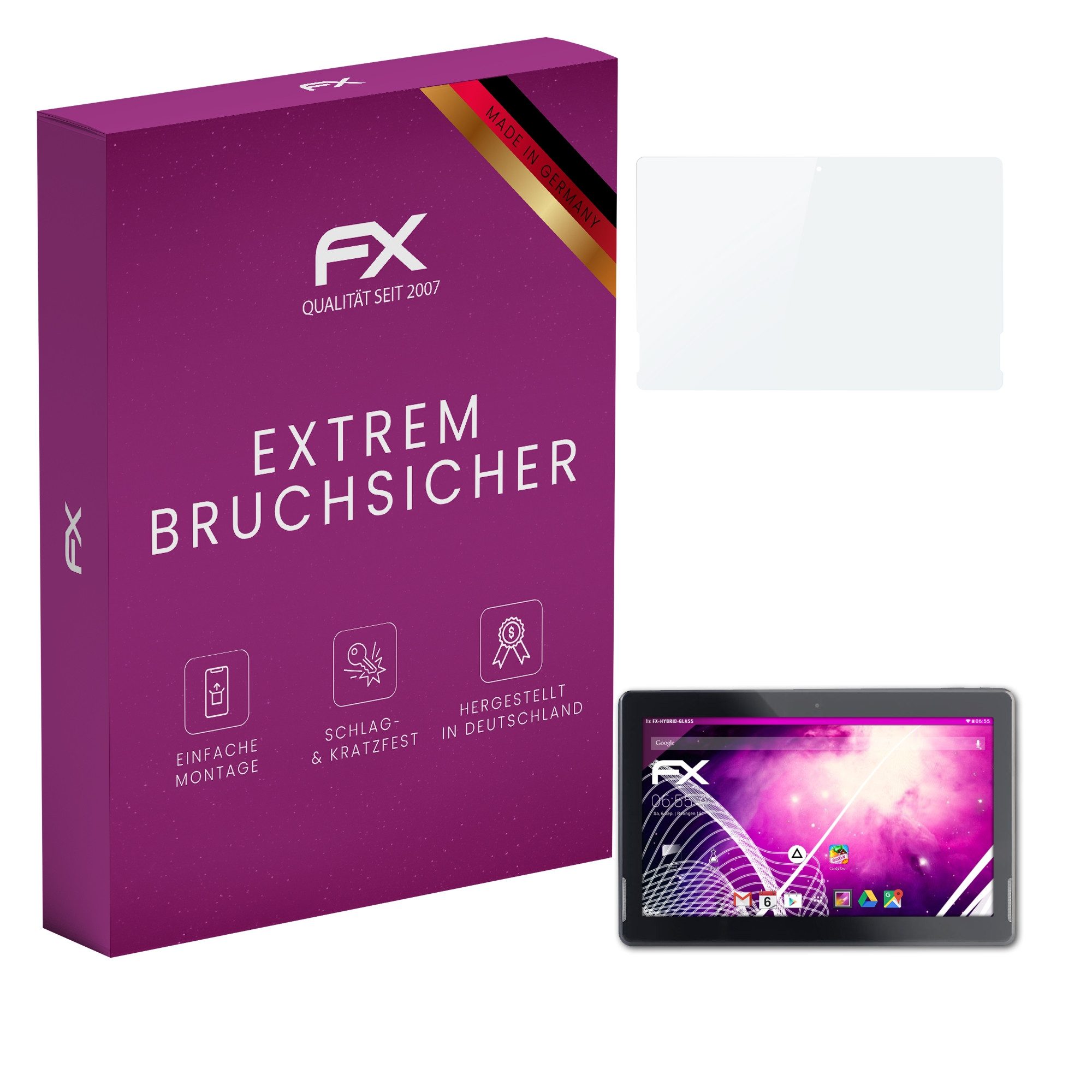 Schutzfolie Panzerglasfolie für Touchlet X13.Octa