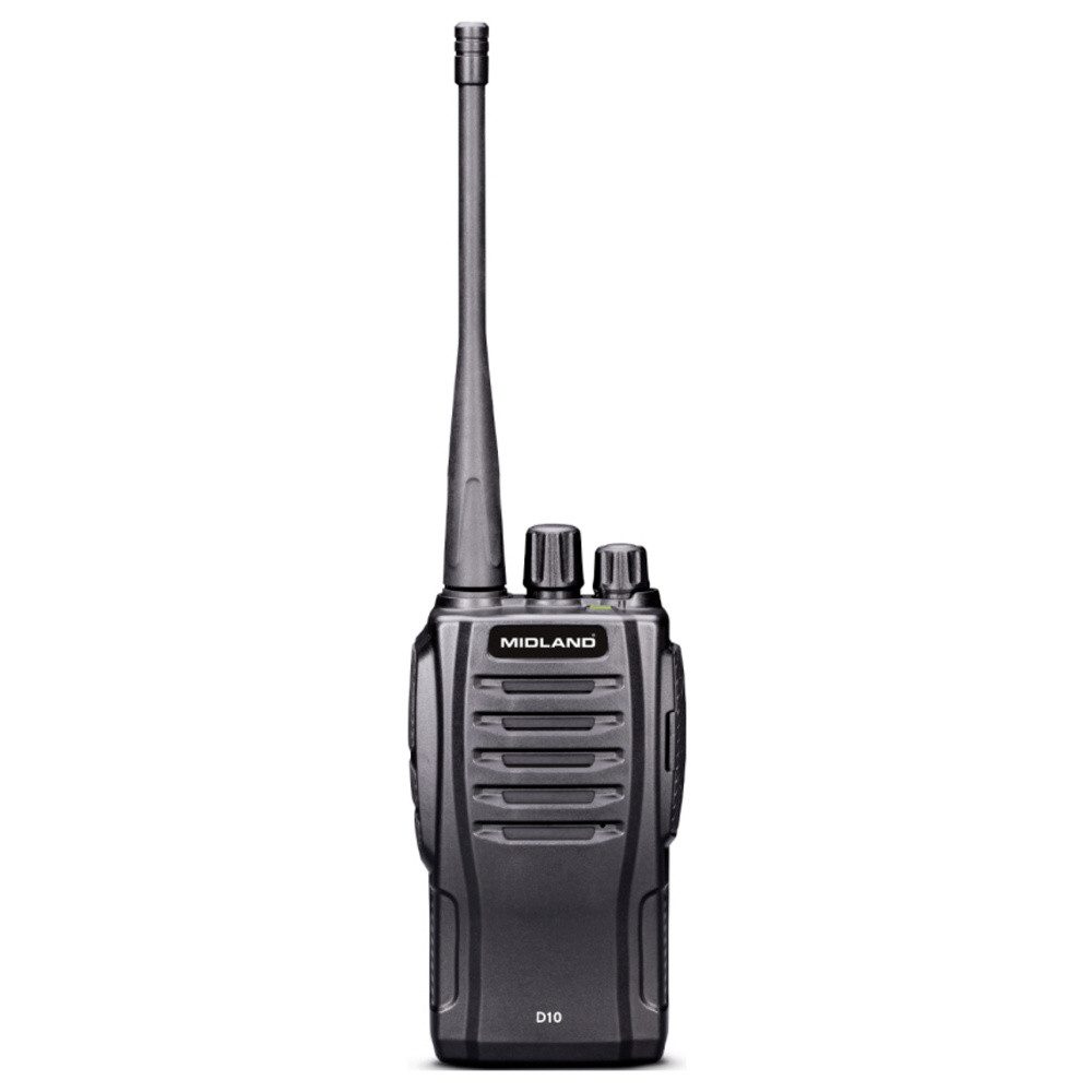 Midland Walkie Talkie Midland Midland D10 Digitales DMR446 Funkgerät C1600 PMR-Handfunkgerät