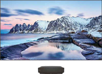Hisense 100L5F-D12 DLP-Beamer (2700 lm, 3840 x 2160 px, 254 cm/100 Zoll, 4K Ultra HD, Smart-TV, Triple Tuner, inkl. Soft Panel)